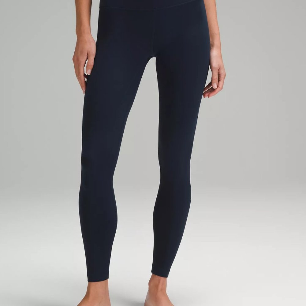 Lululemon Align High Rise Leggings 28" (Size 8, Navy)
